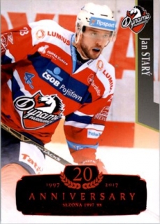 Hokejová karta Jan Starý OFS 17/18 Serie 2 - RETRO RED 