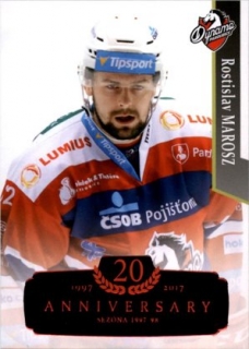 Hokejová karta Rostislav Marosz OFS 17/18 Serie 2 - RETRO RED 