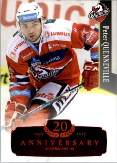 Hokejová karta Peter Quenneville OFS 17/18 Serie 2 - RETRO RED 