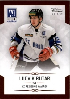 Hokejová karta Ludvík Rutar OFS Chance Liga 2018-19 řadová karta č. 149