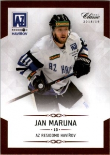 Hokejová karta Jan Maruna OFS Chance Liga 2018-19 řadová karta č. 143