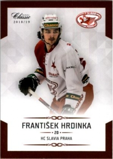 Hokejová karta František Hrdinka OFS Chance Liga 2018-19 řadová karta č. 78