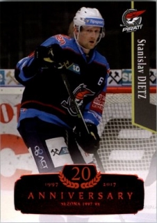 Hokejová karta Stanislav Dietz OFS 17/18 Serie 2 - RETRO RED 