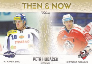 hokejová karta Petr Hubáček 16/17 S.II. Then and Now RHK