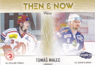 hokejová karta Tomáš Malec OFS 16/17 S.II. Then and Now