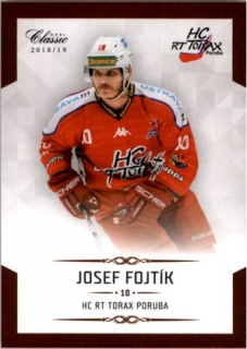 Hokejová karta Josef Fojtík OFS Chance Liga 2018-19 řadová karta č. 2