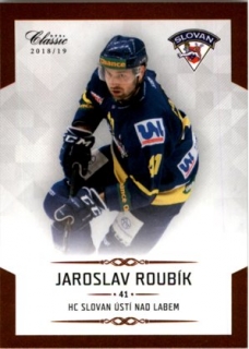 Hokejová karta Jaroslav Roubík OFS Chance Liga 2018-19 řadová karta č. 244