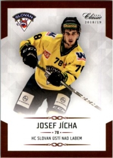 Hokejová karta Josef Jícha OFS Chance Liga 2018-19 řadová karta č. 240