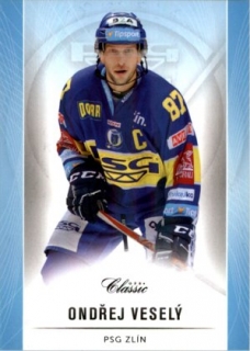 hokejová karta Ondřej Veselý OFS 16/17 S.2 Blue