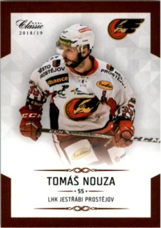 Hokejová karta Tomáš Nouza OFS Chance Liga 2018-19 řadová karta č. 126