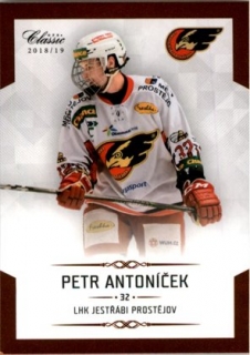 Hokejová karta Petr Antoníček OFS Chance Liga 2018-19 řadová karta č. 112