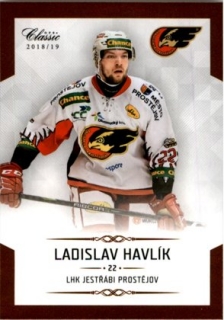 Hokejová karta Ladislav Havlík OFS Chance Liga 2018-19 řadová karta č. 116