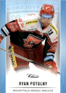 hokejová karta Ryan Potulny OFS 16/17 S.2 Blue