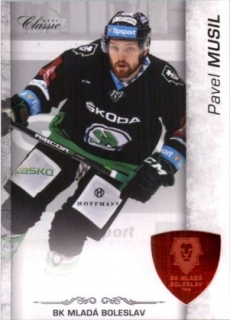 Hokejová karta Pavel Musil OFS 17/18 S.II. Red