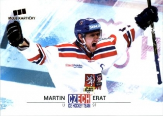 Hokejová karta Martin Erat Czech Ice Hocky Team 2018 č. 7
