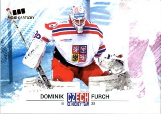 Hokejová karta Dominik Furch Czech Ice Hocky Team 2018 č. 8