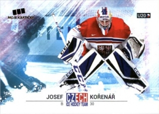 Hokejová karta Josef Kořenář Czech Ice Hocky Team 2018 č. 18