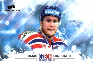 Hokejová karta Tomáš Kundrátek Czech Ice Hocky Team 2018 č. 23