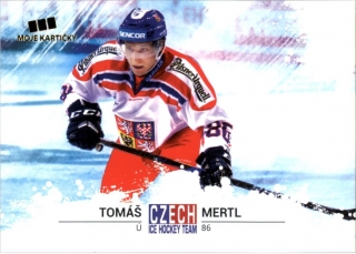 Hokejová karta Tomáš Mertl Czech Ice Hocky Team 2018 č. 24