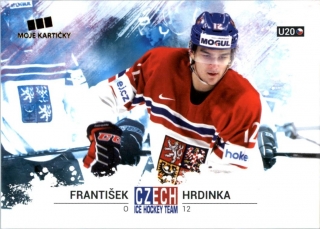 Hokejová karta František Hrdinka Czech Ice Hocky Team 2018 č. 45
