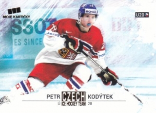 Hokejová karta Petr Kodýtek Czech Ice Hocky Team 2018 Gold Parallel