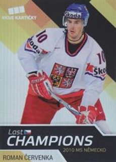 Hokejová karta Roman Červenka Czech Ice Hocky Team 2018 Last Champions LCH