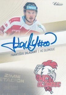 hokejová karta František Skladaný OFS 16/17 Team Pride Signature