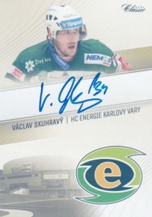 hokejová karta Václav Skuhravý OFS 16/17 Team Pride Signature  