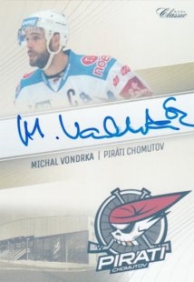 hokejová karta Michal Vondrka OFS 16/17 Team Pride Signature