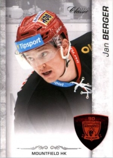 Hokejová karta Jan Berger OFS 17/18 S.II. Red