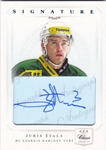 hokejová karta Juris Štals  OFS 14/15 Authentic Signature Level 1