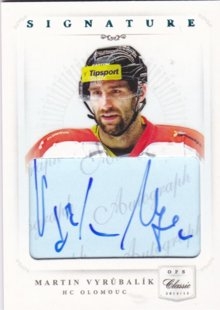 hokejová karta Martin Vyrůbalík OFS 14/15 Authentic Signature Level 1