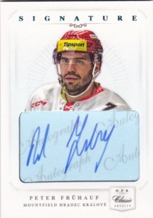 hokejová karta Peter Fruhauf OFS 14/15 Authentic Signature Level 1