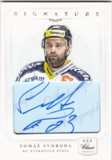 hokejová karta Tomáš Svoboda OFS 14/15 S.II. Authentic Signature Level 2