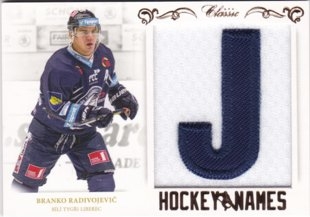 Hokejová karta Branko Radivojevič "J" OFS 2015-16 Série 1 Hockey Names
