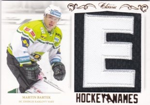 Hokejová karta Martin Bartek "E" OFS 2015-16 Série 1 Hockey Names