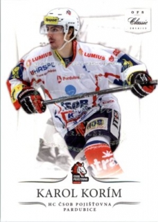 hokejová karta Karol Korím OFS 14/15 Glacier S.II