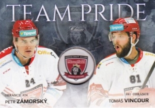 Hokejová karta Petr Zámorský / Tomáš Vincour OFS 2018-19 S.2 Team Pride