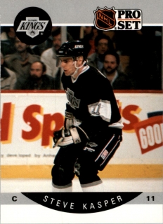Hokejová karta Steve Kasper ProSet 90-91 řadová č.120