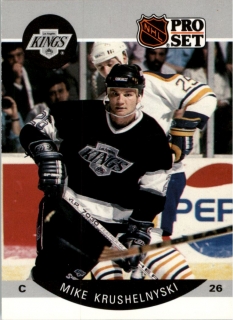 Hokejová karta Mike Krushelnyski ProSet 90-91 řadová č.121