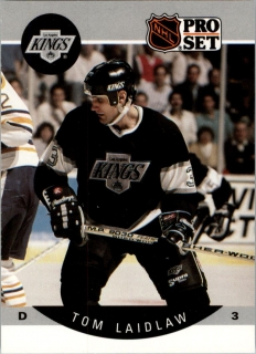 Hokejová karta Tom Laidlaw ProSet 90-91 řadová č.123