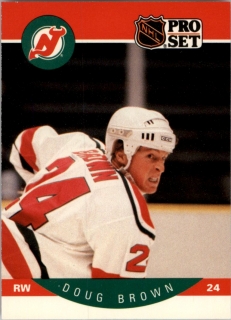 Hokejová karta Doug Brown ProSet 90-91 řadová č. 163