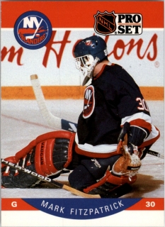 Hokejová karta Mark Fitzpatrick ProSet 90-91 řadová č. 181