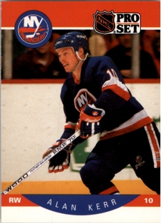 Hokejová karta Alan Kerr ProSet 90-91 řadová č. 184