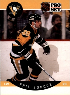 Hokejová karta Phil Borque ProSet 90-91 řadová č. 228