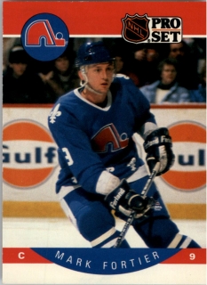 Hokejová karta Mark Fortier ProSet 90-91 řadová č.245