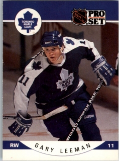 Hokejová karta Gary Leeman ProSet 90-91 řadová č. 283