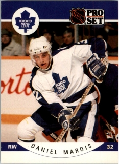Hokejová karta Daniel Marois ProSet 90-91 řadová č. 284