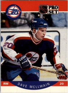 Hokejová karta Dave Mcllwain ProSet 90-91 řadová č. 333
