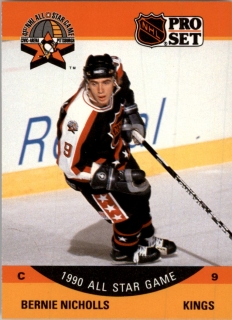 Hokejová karta Bernie Nicholls ProSet 90-91 All Star Game č. 352